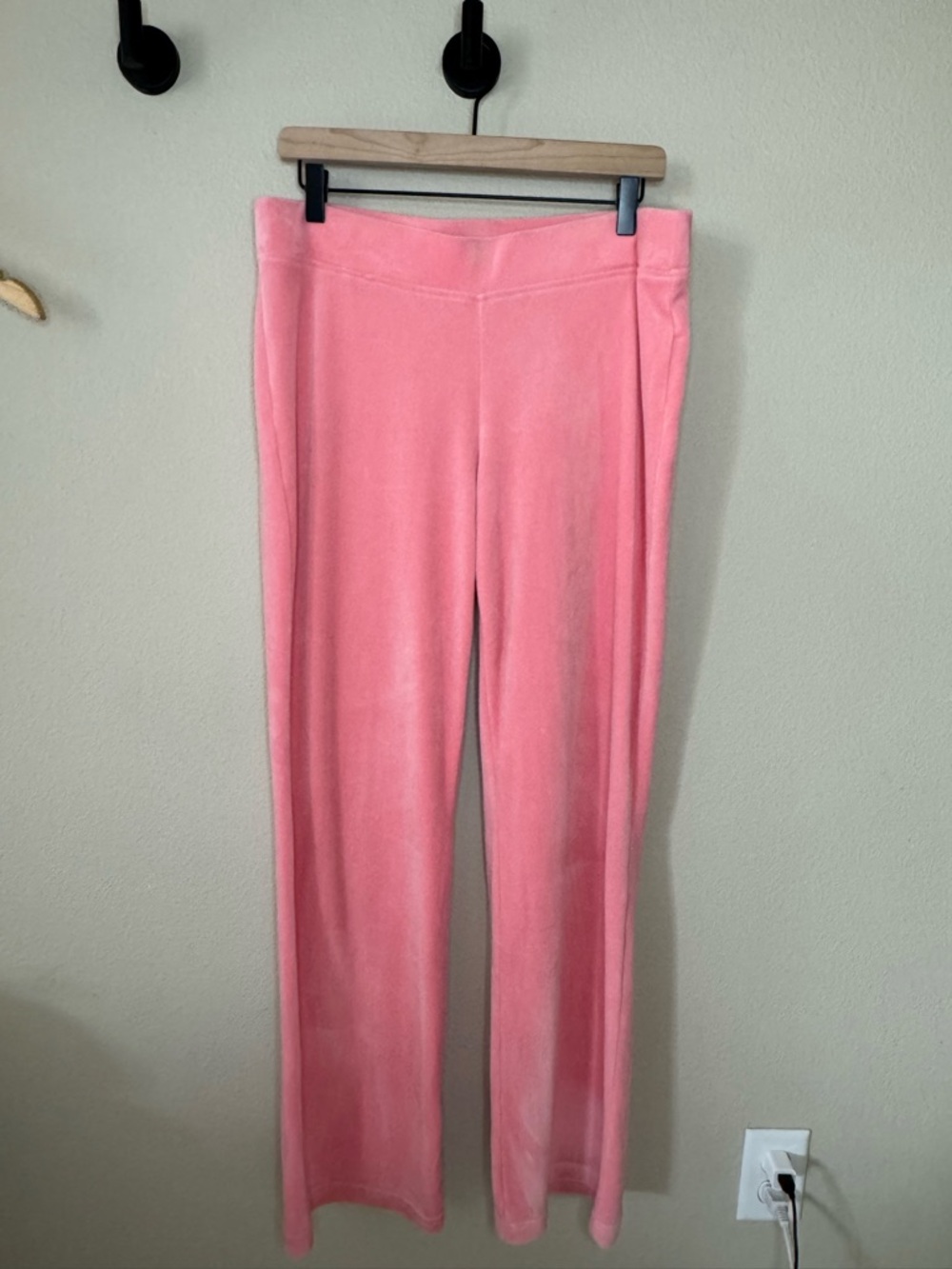 Juicy Couture Strawberry Ice Coral Pink Velour Tracksuit Set L Rhinestone - Picture 2 of 13